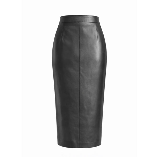 ZUT Mocito Skirt | Black Leather Pencil Skirt