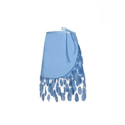 ISABEL BEACHWEAR PLUMAGE PAREO ZAPPHIRE