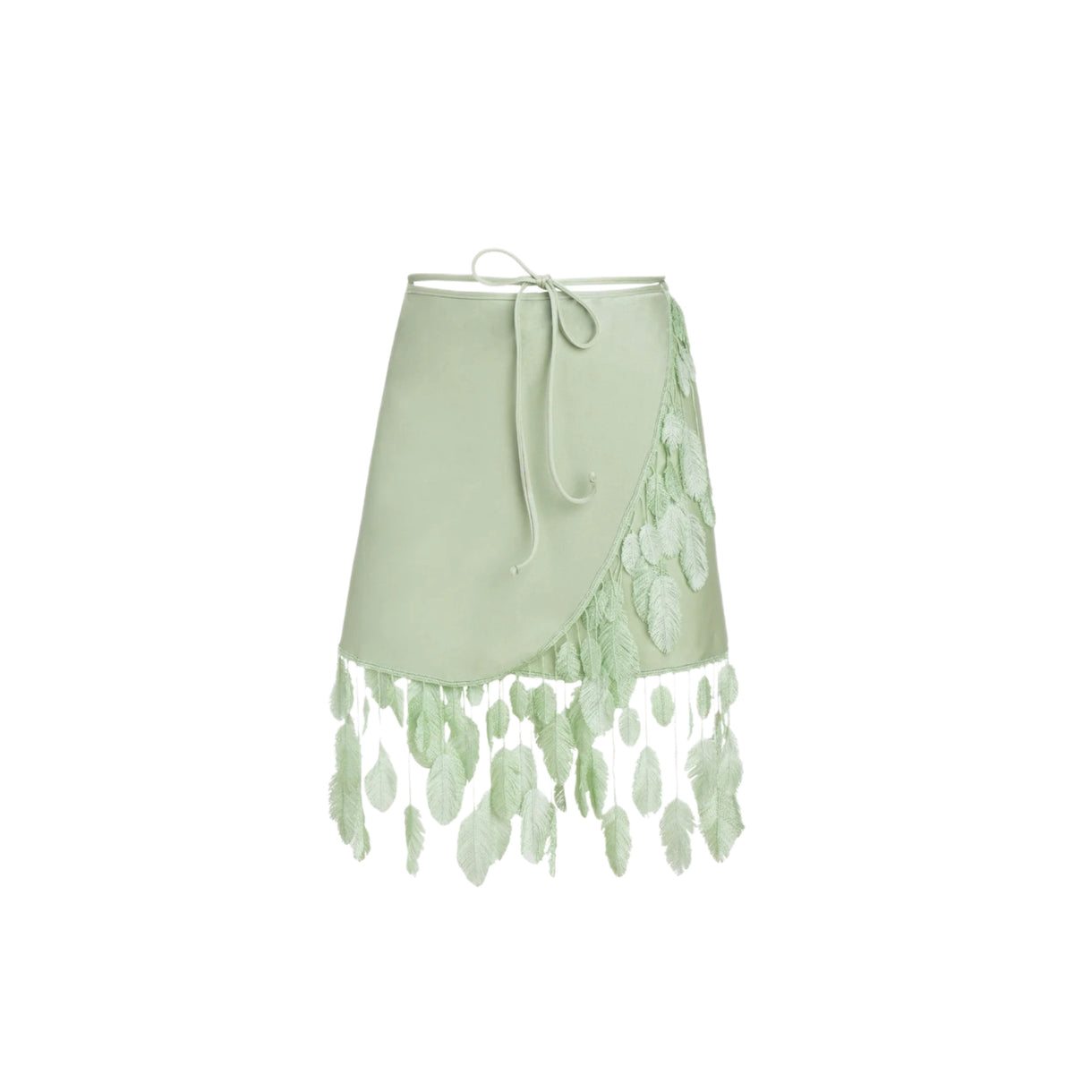 ISABEL BEACHWEAR PLUMAGE PAREO PLUMAGE PISTACHE