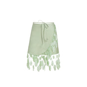 ISABEL BEACHWEAR PLUMAGE PAREO PLUMAGE PISTACHE