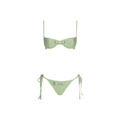 ISABEL BEACHWEAR ELLEN BALCONETTE PISTACHE