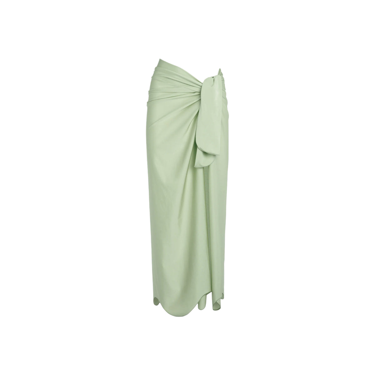 ISABEL BEACHWEAR MIDI SKIRT FIOCCO PISTACHE
