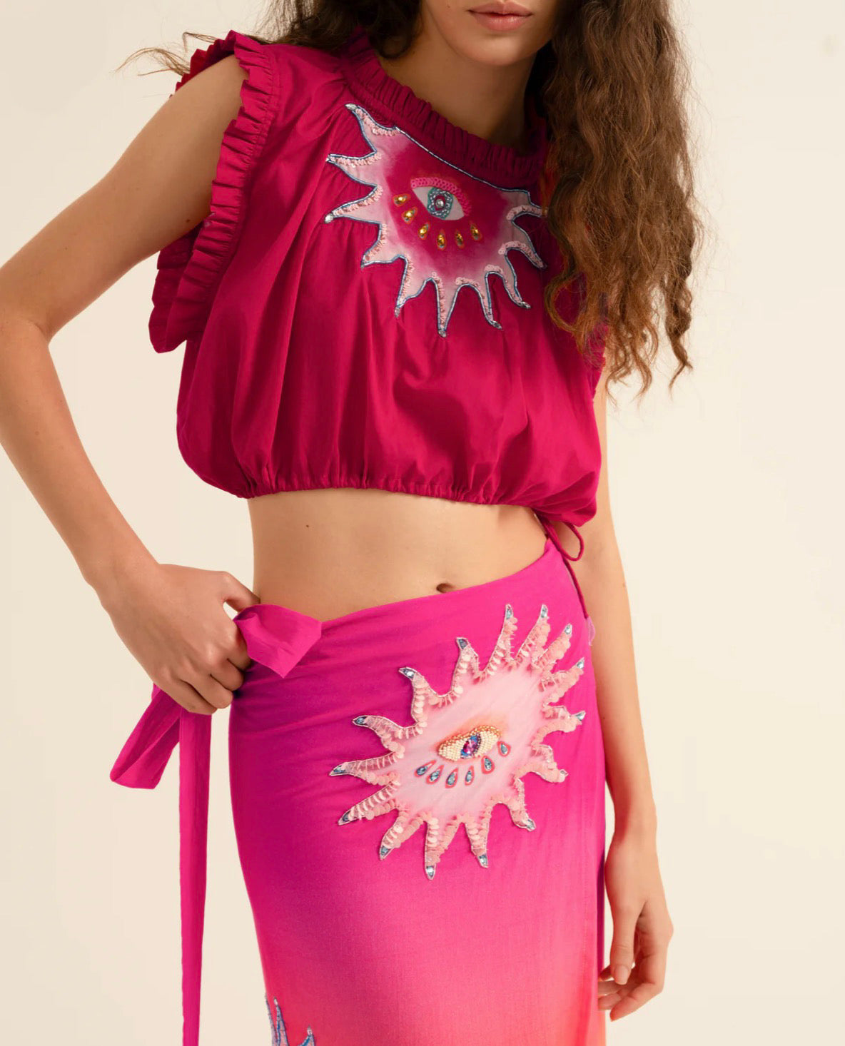 Celestial Pink Crop Top