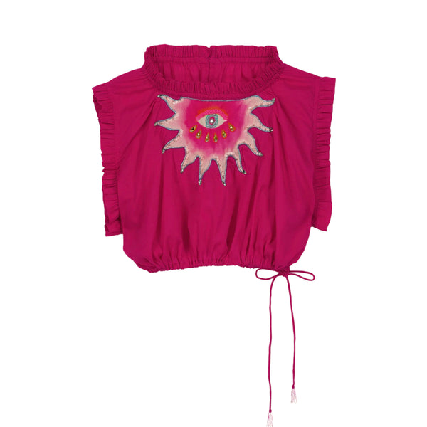 Celestial Pink Crop Top – Victoria Leivissa