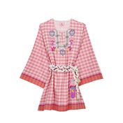 FLAMINGO SUNRISE SHORT DRESS – Victoria Leivissa