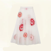 Mirage White Tulle Skirt – Victoria Leivissa