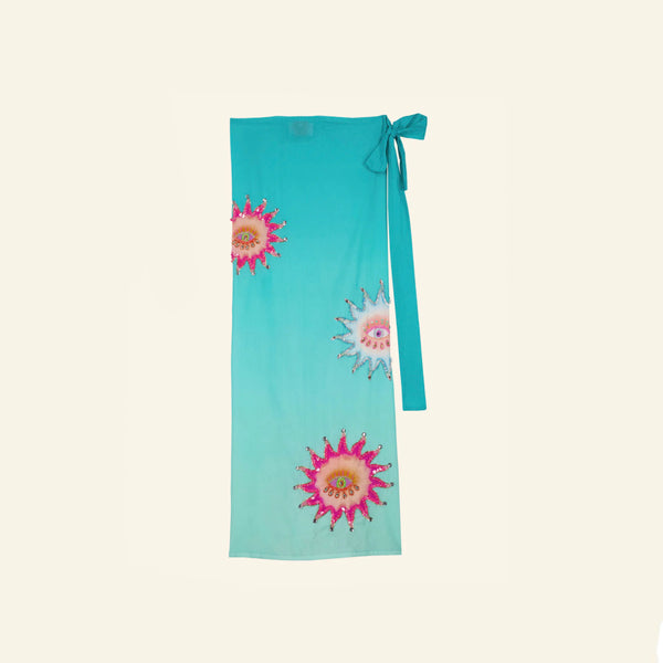 Aqua Fire Pareo Skirt – Victoria Leivissa