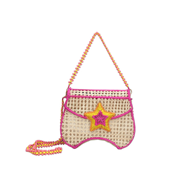 MERCEDES SALAZAR  Pink Star Handbag