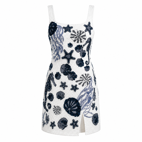 New Orleans Hand-Beaded Dress – Oceanus