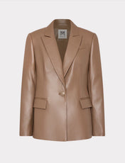 Alexa Vegan Leather Blazer