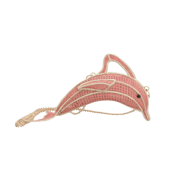 MERCEDES SALAZAR Pink Dolphin Handbag