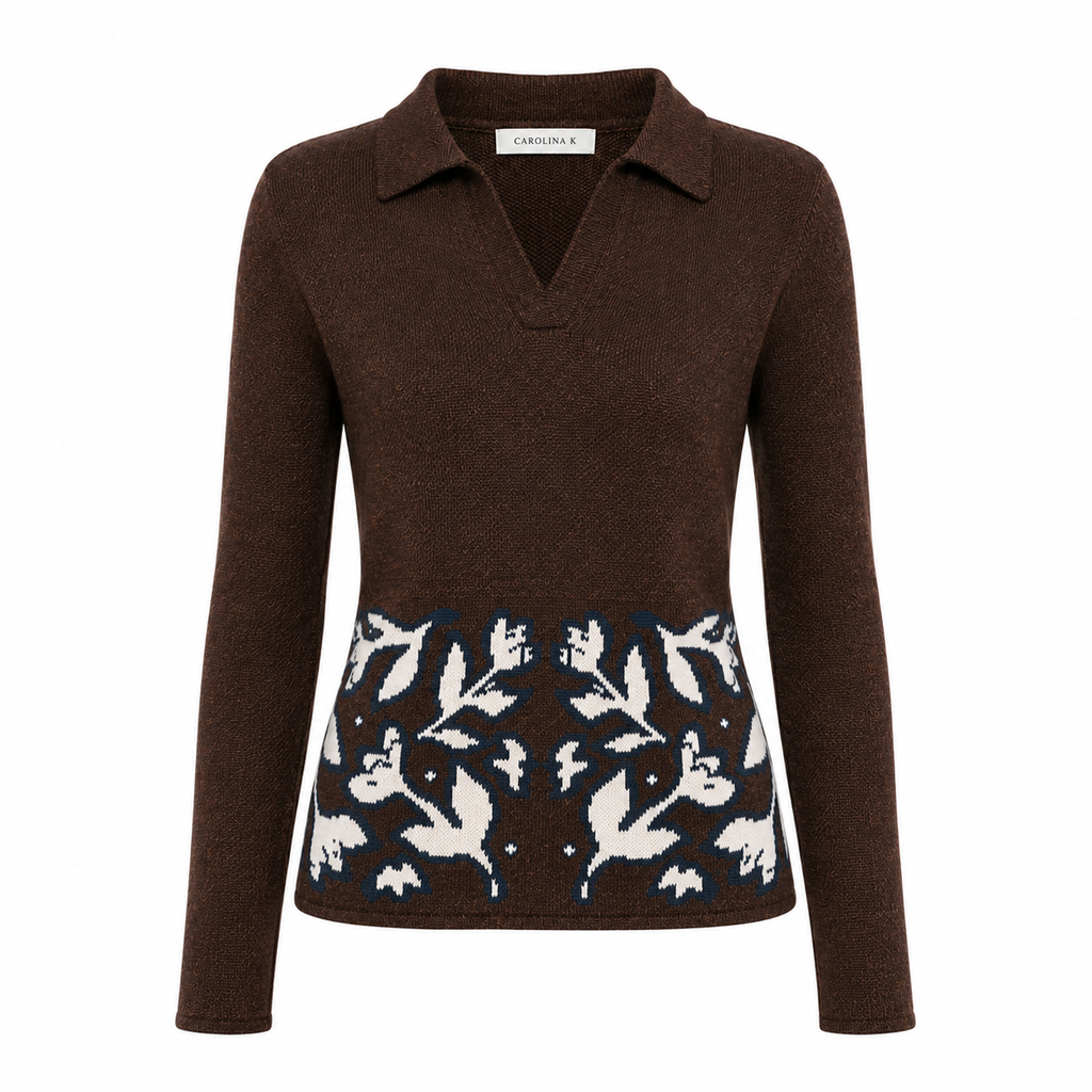 Carolina K Hipico Top | Dark Brown