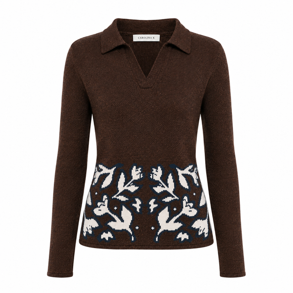 Carolina K Hipico Top | Dark Brown