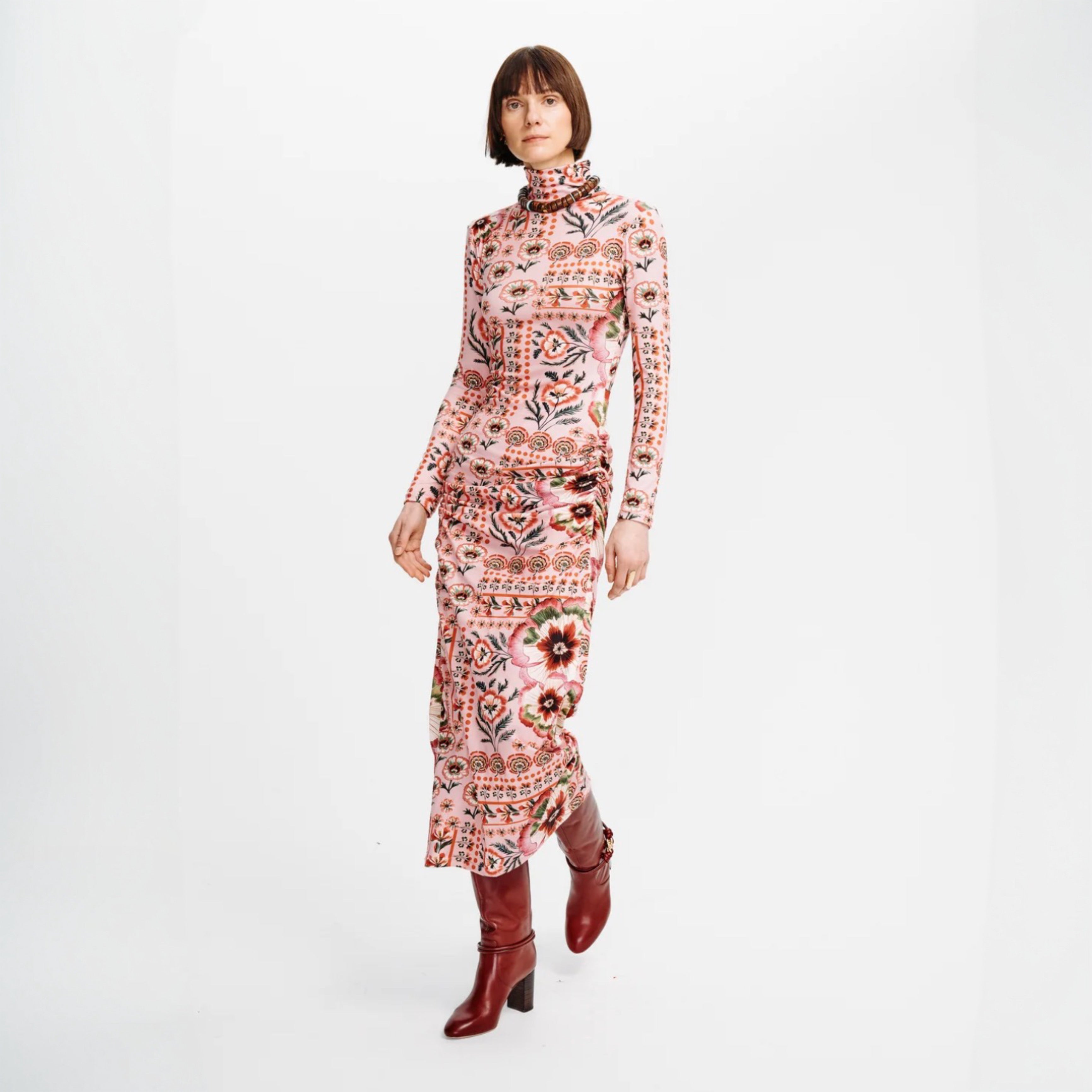Carolina K Sacha Dress | Pink Floral