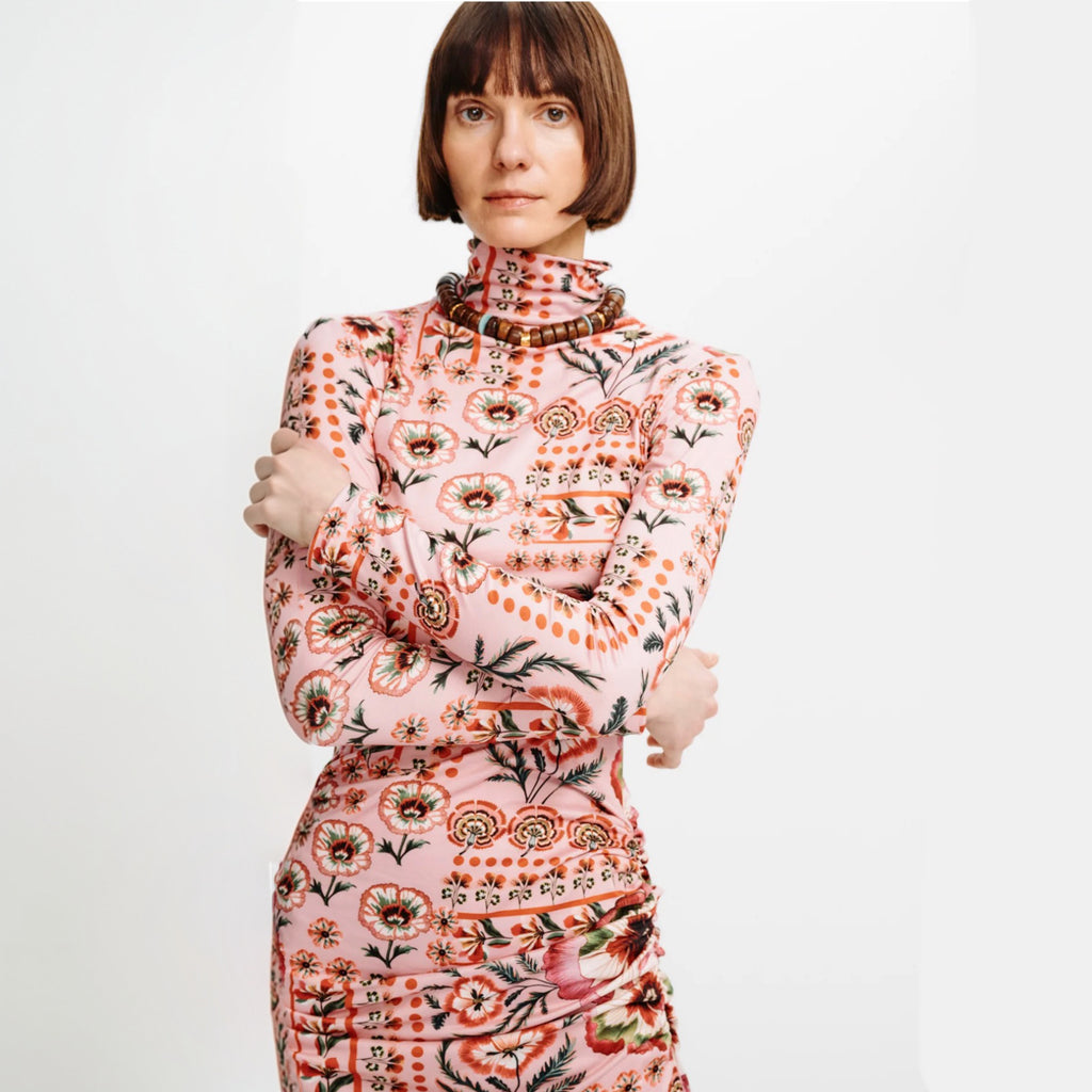 Carolina K Sacha Dress | Pink Floral