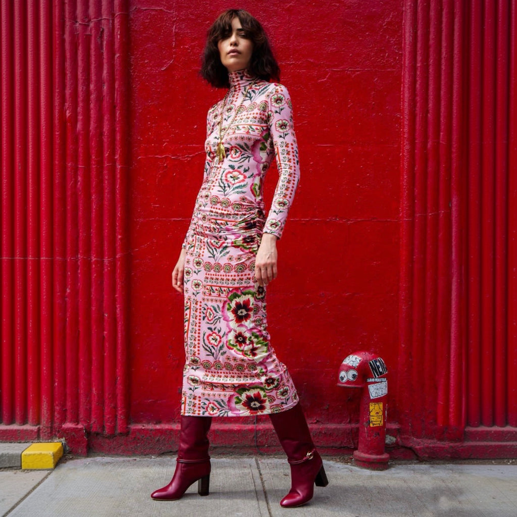 Carolina K Sacha Dress | Pink Floral