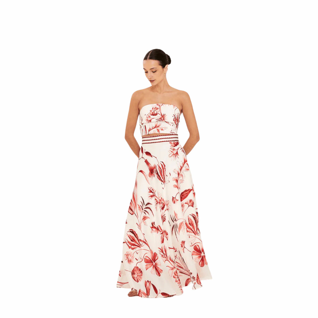 Bustier Top Rouge