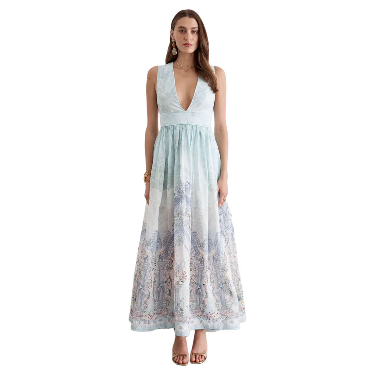 Triomphe Melody Maxi Dress – Aqua Blú Australia