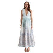 Triomphe Melody Maxi Dress – Aqua Blú Australia