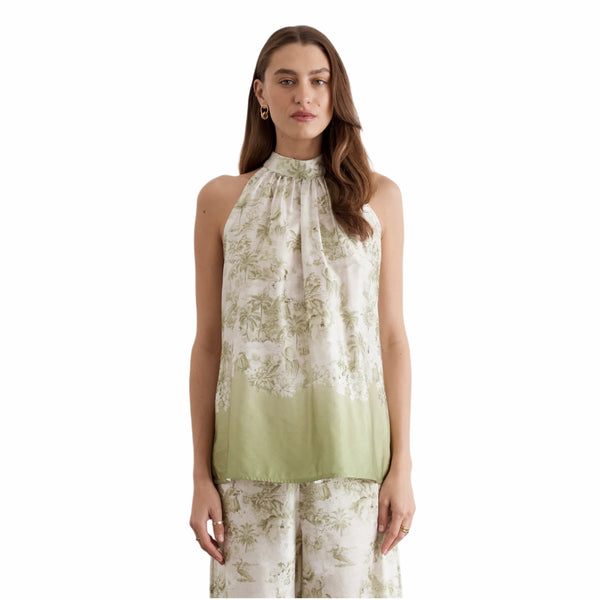 Faisane Alice Top – Aqua Blú Australia