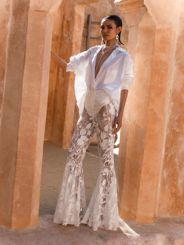 Chloe Lace Pants – Erika Peña