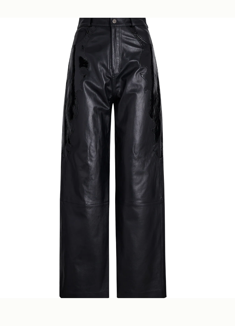 Forastera Patent Leather Pants – Montserrat Messeguer