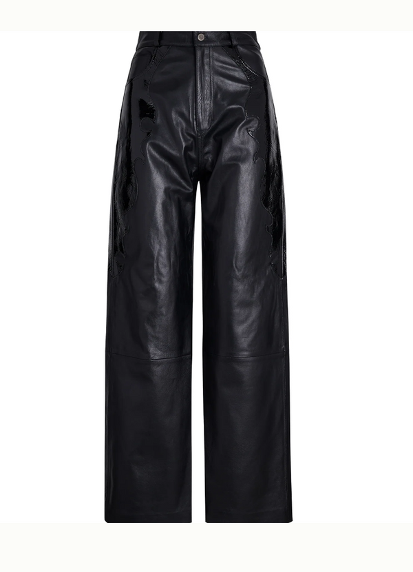Forastera Patent Leather Pants – Montserrat Messeguer