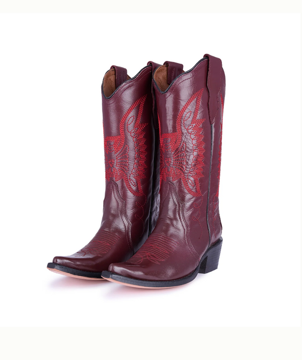 Jornada Boots Burgundy – Montserrat Messeguer