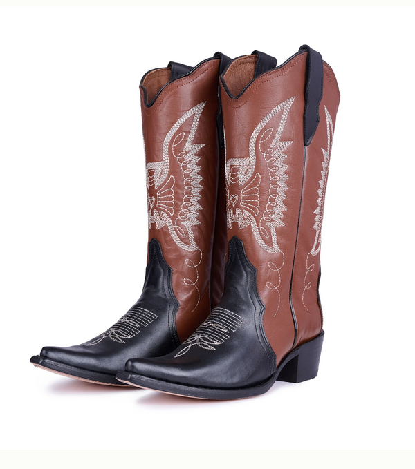 Jornada Boots Black and Brown Duo – Montserrat Messeguer