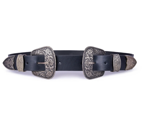 Double - Buckle Leather Belt – Montserrat Messeguer