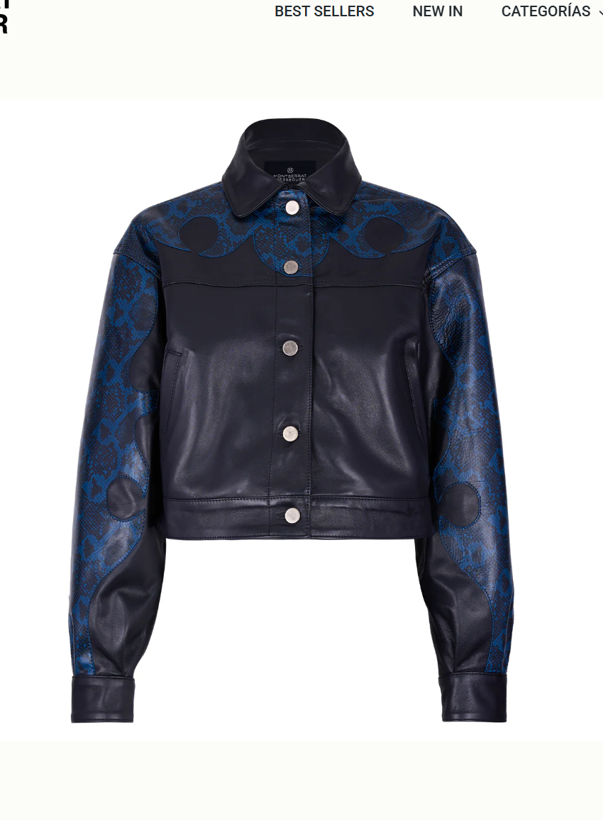 Forastera Blue Jacket – Montserrat Messeguer