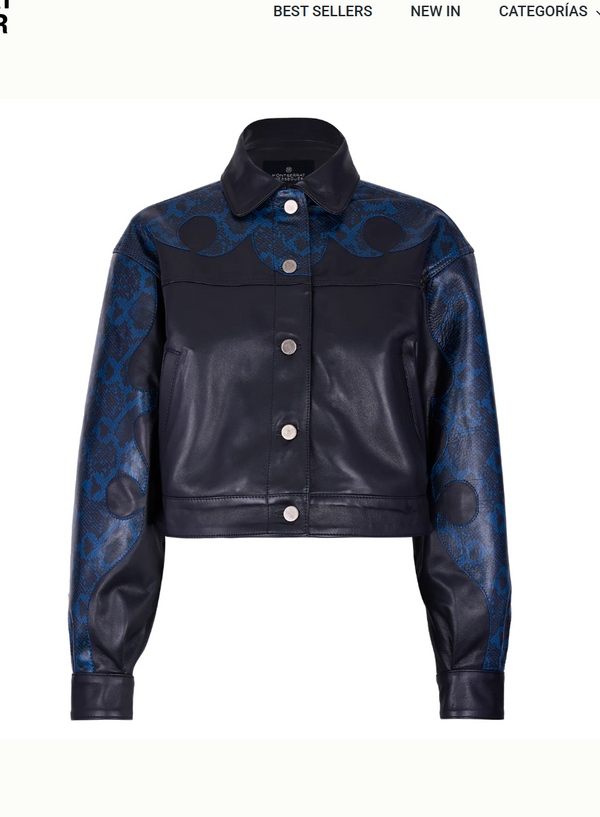 Forastera Blue Jacket – Montserrat Messeguer
