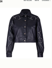 Forastera Studs Jacket – Montserrat Messeguer