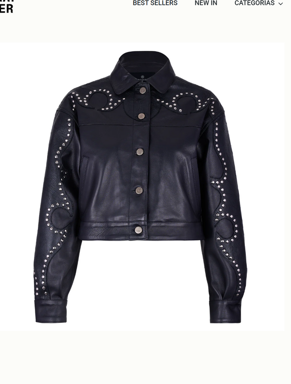 Forastera Studs Jacket – Montserrat Messeguer