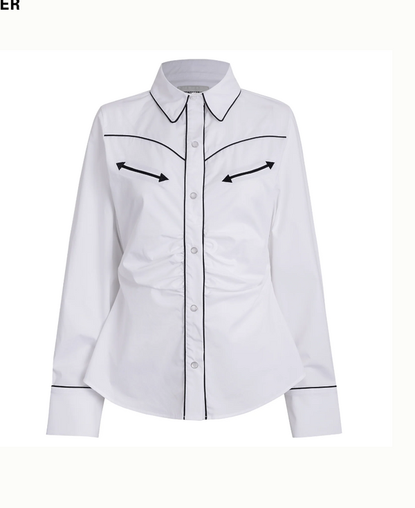 White Western Shirt – Montserrat Messeguer