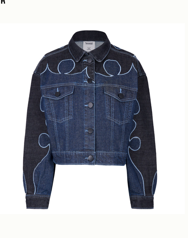 Midnight Forastera Denim Jacket – Montserrat Messeguer