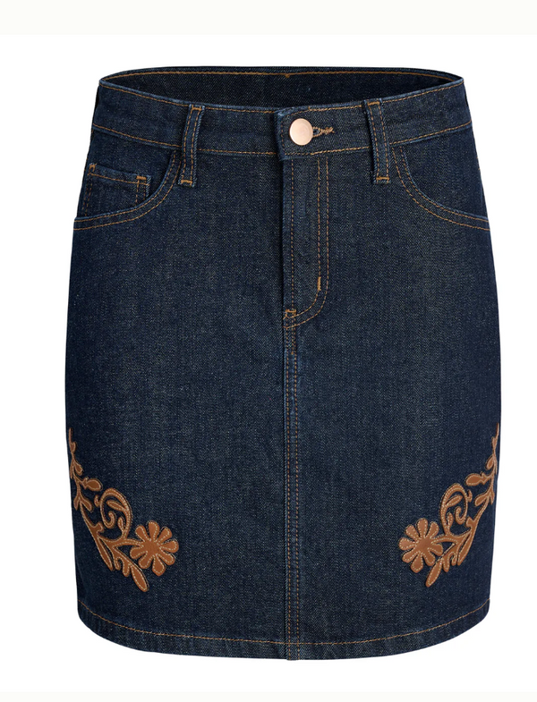 Pockets Denim Mini Skirt – Montserrat Messeguer