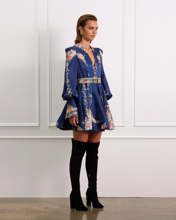 Verdant Raya Mini Dress – Aqua Blú Australia